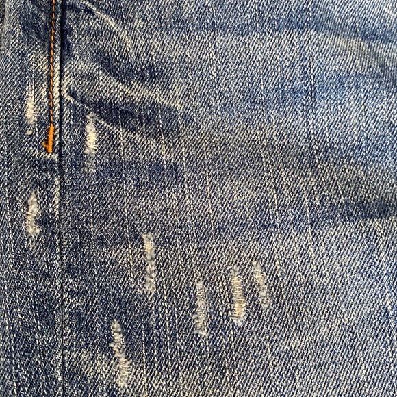 Urban Outfitters BDG mid rise slim straight jeans distressed - Picture 13 of 15